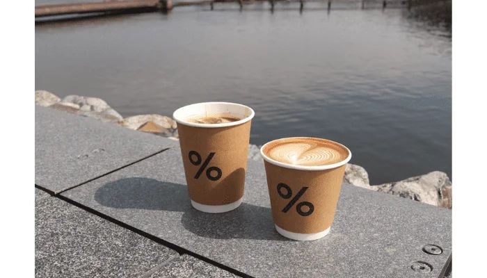 Single-Origin Caffe Latte at Arabica Kyoto Arashiyama