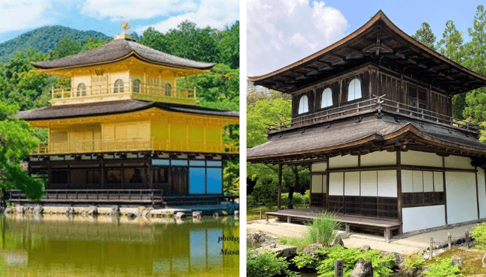 Kinkaku-ji and Ginkaku-ji